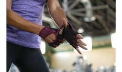 Harbinger Women's Flexfit Gloves Merlot L Fitness Eldiveni 21498 - Thumbnail