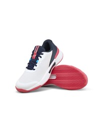 Wilson Kadın Tenis Ayakkabısı Intrigue Pro Clay - White/Navy Blazer/Dubarry US 6 EUR 36 2/3 WRS335870U060 - Thumbnail