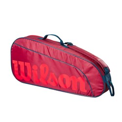 Wilson - Wilson Tenis Çantası Junior 3 Pack Red/Infrared WR8023903001