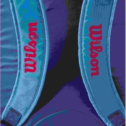 Wilson Tenis Çantası Junior Bacpack Blue/Orange WR8023802001 - Thumbnail