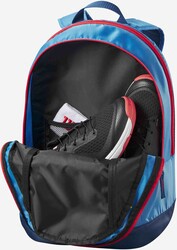 Wilson Tenis Çantası Junior Bacpack Blue/Orange WR8023802001 - Thumbnail