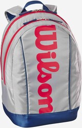 Wilson - Wilson Tenis Çantası Junior Bacpack LightGrey F03/RED BLUE WR8023801001