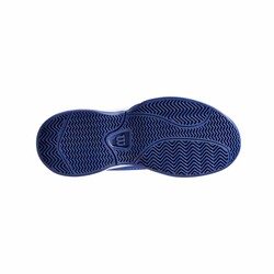 Wilson junior Tenis Ayakkabısı Kaos Emo K BLU/Safety Yel US 11K EUR 28 WRS331820U110 - Thumbnail