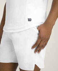 Wilson Erkek M Court Performance Crew Tenis Tişörtü - Bright White S WM00310511WTAS - Thumbnail