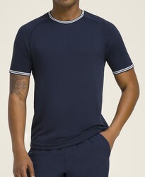 Wilson Erkek M Court Performance Crew Tenis Tişörtü - Classic Navy S WM00310511DBCS - Thumbnail