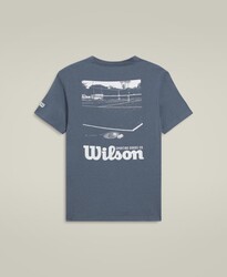 Wilson - Wilson Erkek Tenis Tişört M Easy Street Tee Slate Blue 2XL WM00009511BUQ2XL