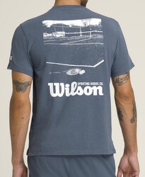 Wilson Erkek Tenis Tişört M Easy Street Tee Slate Blue M WM00009511BUQM - Thumbnail