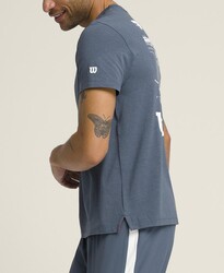 Wilson Erkek Tenis Tişört M Easy Street Tee Slate Blue M WM00009511BUQM - Thumbnail