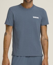 Wilson Erkek Tenis Tişört M Easy Street Tee Slate Blue S WM00009511BUQS - Thumbnail