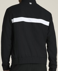 Wilson Tenis Erkek Ceket M Grand Slam Jacket - Black/White L WM00316411BKAL - Thumbnail