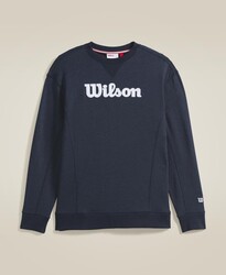 Wilson Erkek Sweatshirt M Parkside Crew - Classic Navy M WM00108431DBCM - Thumbnail
