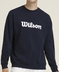 Wilson Erkek Sweatshirt M Parkside Crew - Classic Navy S WM00108431DBCS - Thumbnail