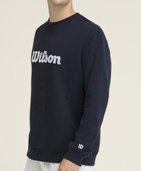 Wilson Erkek Sweatshirt M Parkside Crew - Classic Navy S WM00108431DBCS - Thumbnail