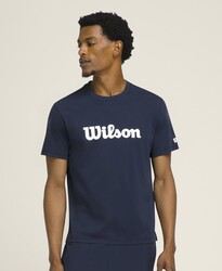 Wilson Erkek Tişört M Team Graphic Tee - Classic Navy L WM00290511DBCL - Thumbnail