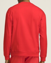 Wilson Erkek M Teams Script Crewneck İnfrared Sweatshirt RED L WM00470511RDBL - Thumbnail