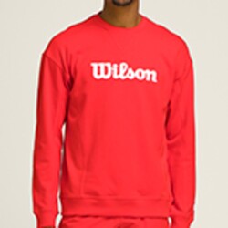 Wilson Erkek M Teams Script Crewneck İnfrared Sweatshirt RED S WM00470511RDBS - Thumbnail