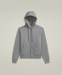 Wilson - Wilson Fermuarlı Kapüşonlu Sweatshirt M Unisex Team Zip Hoodie Medium Grey Heather M WM00291411MGCM