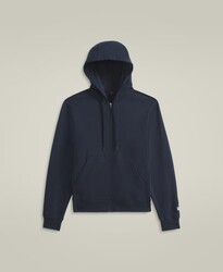 Wilson - Wilson Fermuarlı Kapüşonlu Sweatshirt M Unisex Team Zip Hoodie Classic Navy XS WM00291411DBCXS