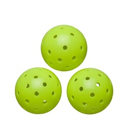 Wilson Max 40 Outdoor Pickleball (3'lü Paket) Topu - Green WR8909201001 - Thumbnail