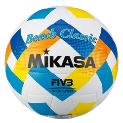 Mikasa - Mikasa BV543C-VXA-Y Sentetik Deri Plaj Voleybol Topu