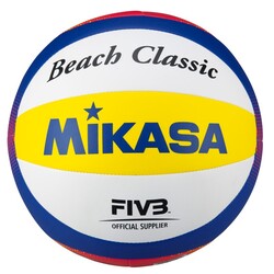 Mikasa - Mikasa BV552C-WYBR Sentetik Deri Plaj Voleybol Topu