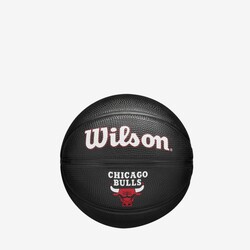 Wilson - Wilson Mini Basketbol Topu NBA TEAM TRIBUTE MINI BLACK CHI BULLS WZ4017602XB3