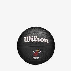 Wilson - Wilson Mini Basketbol Topu NBA Teamtribute Mini Black Miami Heat Size: 3 WZ4017607XB3