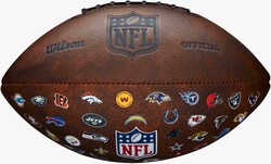 Wilson Amerikan Futbol Topu NFL OFF THROWBACK 32 TEAM LOGO WTF1758XBNF32 - Thumbnail