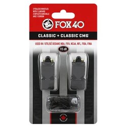 FOX40 - Fox 40 Official 2Li Set Düdük Siyah - İpli 9604-0008