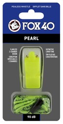 Fox 40 Pearl Safety Düdük Neon Sari - İpli 9703-1308 - Thumbnail