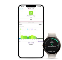 Polar Ignite 3 Fitness ve Yaşam Saati GREIGE/GOLD S-L - Thumbnail