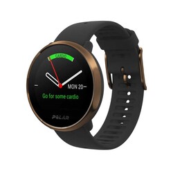Polar - Polar Ignite Gps ve Bilekten Kalp Atış Hızı Ölçüm Özellikli Fitness Saati Siyah/Copper M/L