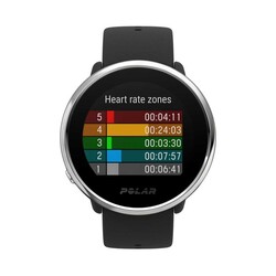 Polar Ignite Gps ve Bilekten Kalp Atış Hızı Ölçüm Özellikli Fitness Saati Siyah/Gümüş M/L - Thumbnail
