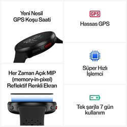 Polar Pacer Pro Gelişmiş GPS Koşu Saati MAR/PLUM S-L - Thumbnail