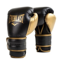 Everlast Powerlock 2r Training Glove Black/Gold 14OZ P00002664 - Thumbnail
