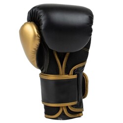 Everlast Powerlock 2r Training Glove Black/Gold 14OZ P00002664 - Thumbnail