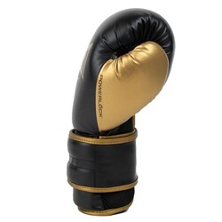 Everlast Powerlock 2r Training Glove Black/Gold 14OZ P00002664 - Thumbnail