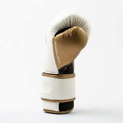 Everlast Powerlock 2R Antrenman Eldiveni White/Gold 10OZ P00003048 - Thumbnail