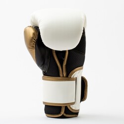 Everlast Powerlock 2R Antrenman Eldiveni White/Gold 14OZ P00003050 - Thumbnail
