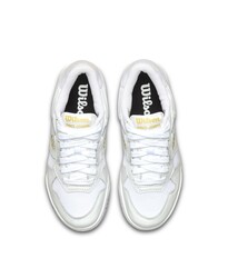 Wilson Kadın Tenis Ayakkabısı Pro Staff 87 Mesh W White/Lavender Blue/Sunlight US 6 EUR 36 2/3 WRS334900U060 - Thumbnail