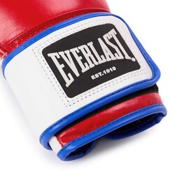 Everlast Powerlock OG Gelişmiş Antrenman Eldiveni – Kırmızı/Beyaz (12OZ) - Thumbnail