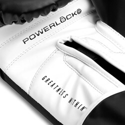 Everlast Powerlock OG Antrenman Boks Eldiveni – Siyah/Beyaz (14OZ) - Thumbnail