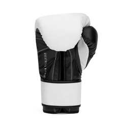 Everlast Powerlock OG Antrenman Boks Eldiveni – Beyaz/Siyah (12OZ) - Thumbnail