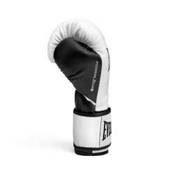 Everlast Powerlock OG Antrenman Boks Eldiveni – Beyaz/Siyah (12OZ) - Thumbnail
