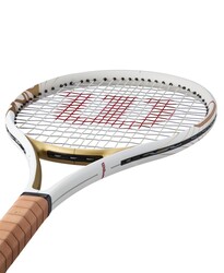 Wilson Tenis Raketi RF 01 Pro Hall of Fame Kordajsız White/Gold Grip 3 WR217511U3 - Thumbnail