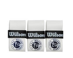 Wilson Overgrips Roland Garros 2024 White/Blue WR8442601001 - Thumbnail