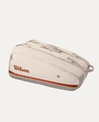 Wilson - Wilson Tenis Çantası RG 2025 Super Tour 9PK Cream/CLAY WR8042901001