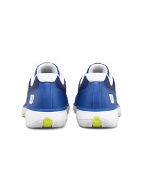 Wilson Erkek Tenis Ayakkabısı Rush Lite 5 Deja Vu Blue/White/Safety Yellow US 8 EUR 41 1/3 WRS338560U080 - Thumbnail