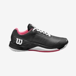 Wilson Kadın Tenis Ayakkabısı Rush Pro 4.0 W Clay Bk/PK US 10 EUR 42 WRS332140U100 - Thumbnail