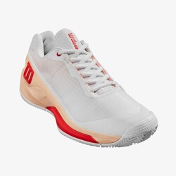 Wilson Kadın Tenis Ayakkabısı Rush Pro PRO 4.0 W CLAY Wh/Pe US 10.5 EUR 42 2/3 WRS332700U105 - Thumbnail